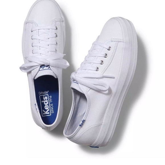 Keds Women's Triple Kick Canvas Platform Shoe - Picture 2 of 3